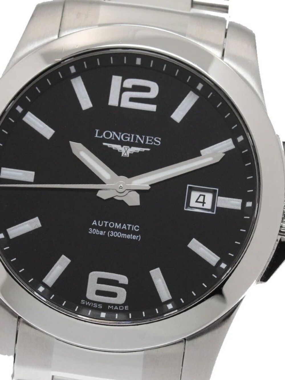 LONGINES Conquest L3.777.4 Date black Dial Automatic Men's Watch_945430